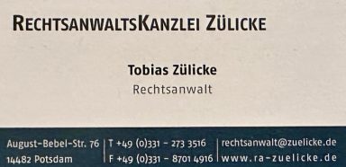 RechtsanwaltsKanzlei Zülicke